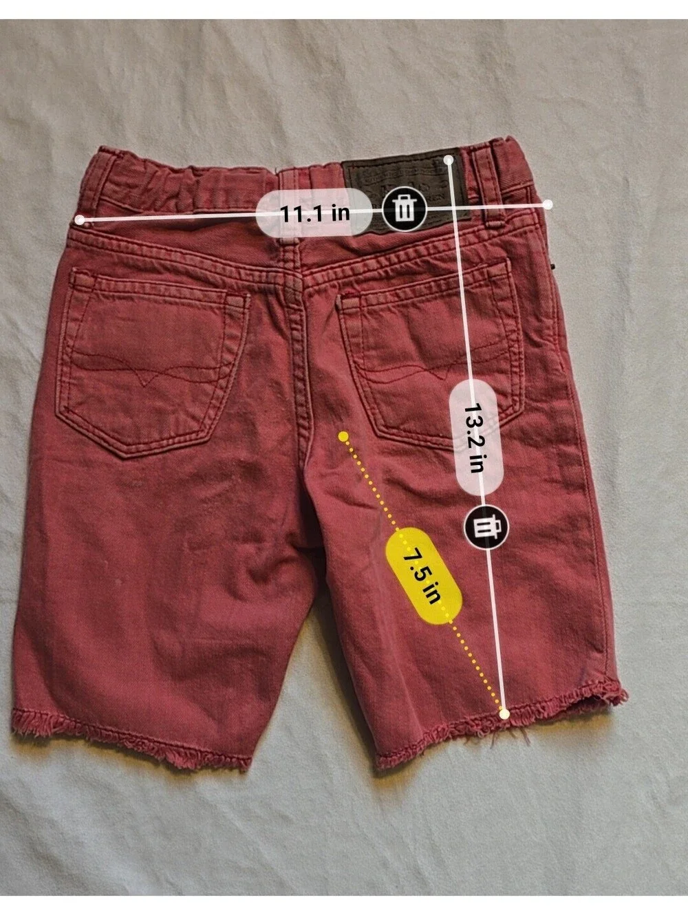 Polo Ralph Lauren Boys' Red Denim Shorts Size 6